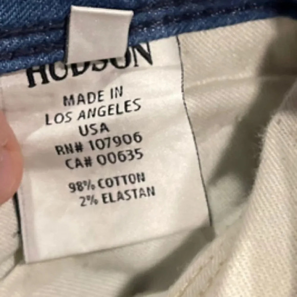 Hudson Collin Skinny Crop jeans sz 27 EUC - Picture 3 of 12